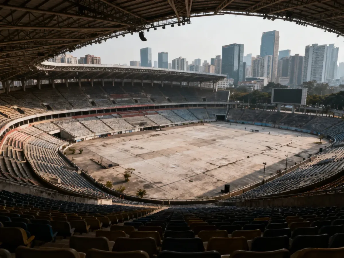 Duży stadion pozostawiony bez pomysłu na dalsze wykorzystanie