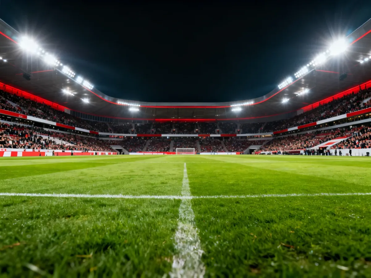 Nowoczesny stadion piłkarski przygotowany do meczu reprezentacji Polski